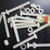 50x Nylon, Pan Cross Head, M5 x 40mm, Plastic Bolts, Nuts & Washers - Screws