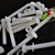 50x Nylon, Pan Cross Head, M5 x 40mm, Plastic Bolts, Nuts & Washers - Screws