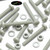 50x Glass Filled Nylon Pan Head Machine Screws M5 x 40mm, Nuts & Washers