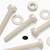 50x Nylon Pan Cross Head, M3 x 20mm, Plastic Bolts, Nuts & Washers - Screws