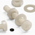 50x Natural Nylon Pan Head Machine Screws & Bolts M3 x 20mm, Nuts & Washers