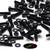 50x Black Nylon Socket Head Machine Screws M4 x 20mm, Nuts & Washers