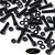 50x Black Nylon Socket Head Machine Screws M4 x 20mm, Nuts & Washers