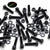 50x Black Nylon Socket Head M4 x 20 mm Nuts, Bolts & Washers