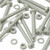 50x Glass Filled Nylon Pan Head Machine Screws M6 x 60mm, Nuts & Washers