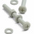 50x Glass Filled Nylon Pan Head Machine Screws M6 x 60mm, Nuts & Washers