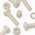 50x Nylon, Pan Cross Head, M5 x 20mm, Plastic Bolts, Nuts & Washers - Screws