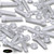 50x Clear Acrylic Socket Head Machine Screws M4 x 20mm, Nuts & Washers