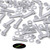 50x Clear Acrylic Socket Head Machine Screws M4 x 20mm, Nuts & Washers