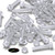 50x Clear Acrylic Socket Head Machine Screws M3 x 20mm, Nuts & Washers