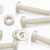 50x Nylon, Pan Cross Head, M4 x 20mm, Plastic Bolts, Nuts & Washers - Screws