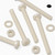 50x Nylon, Pan Cross Head, M6 x 60mm, Plastic Bolts, Nuts & Washers - Screws