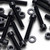 50x Black Nylon Socket Head Machine Screws M6 x 40mm, Nuts & Washers