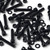 50x Black Nylon, Socket Head, M6 x 40mm, Plastic Bolts, Nuts & Washers - Screws