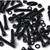 50x Black Nylon, Socket Head, M6 x 40mm, Plastic Bolts, Nuts & Washers - Screws