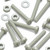 50x Glass Filled Nylon Pan Head Machine Screws M3 x 20mm, Nuts & Washers