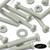 50x Glass Filled Nylon Pan Head Machine Screws M2 x 16mm, Nuts & Washers