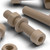 5x Natural PEEK Socket Head Screws & Bolts M8 x 45mm, Nuts & Washers