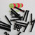 50x Black Nylon, Countersunk Cross Head, M3 x 25mm, Plastic Bolts, Nuts & Washers - Screws