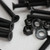 50x Black Nylon, Countersunk Cross Head, M3 x 25mm, Plastic Bolts, Nuts & Washers - Screws