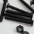 50x Black Nylon, Countersunk Cross Head, M3 x 25mm, Plastic Bolts, Nuts & Washers - Screws