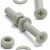 50x Glass Filled Nylon Countersunk Machine Screws M5 x 40mm, Nuts & Washers