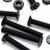 50x Black Nylon Countersunk Cross Machine Screws M6 x 40mm, Nuts & Washers