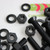 50x Black Nylon, Countersunk Cross Head, M6 x 40mm, Plastic Bolts, Nuts & Washers - Screws