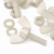50x Nylon, Wing Nut Thread, M6 x 20mm, Butterfly Screws, Nuts & Washers