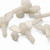 50x Natural Nylon Plastic Butterfly Wing Screws M6 x 20mm, Nuts & Washers