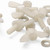 50x Natural Nylon Plastic Butterfly Wing Screws M6 x 15mm, Nuts & Washers