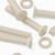 50x Nylon, Countersunk Cross Head, M4 x 30mm, Plastic Bolts, Nuts & Washers - Screws