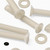 50x Nylon Countersunk Cross Head, M4 x 30mm, Plastic Nuts, Bolts & Washers