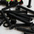 50x Black Nylon, Countersunk Cross Head, M5 x 40mm, Plastic Bolts, Nuts & Washers - Screws