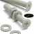 50x Glass Filled Nylon Countersunk Cross Head, M6 x 40 mm, Plastic Nuts, Bolts & Washers