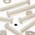 50x Natural Nylon Countersunk Machine Screws M3 x 25mm, Nuts & Washers