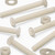 50x Nylon, Countersunk Cross Head, M3 x 25mm, Plastic Bolts, Nuts & Washers - Screws