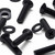 50x Black Nylon Countersunk Cross Head, M5 x 20mm, Plastic Nuts, Bolts & Washers