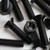 50x Black Nylon, Countersunk Cross Head, M5 x 20mm, Plastic Bolts, Nuts & Washers - Screws