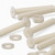 50x Nylon Countersunk Cross Head, M6 x 40mm, Plastic Nuts, Bolts & Washers