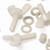 50x Natural Nylon Plastic Butterfly Wing Screws M5 x 15 mm, Nuts & Washers