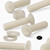 50x Natural Nylon Countersunk Machine Screws M5 x 20 mm, Nuts & Washers