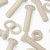 50x Natural Nylon Countersunk Machine Screws M5 x 20 mm, Nuts & Washers