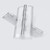 5x Clear Acrylic Piano Hinges, 150mm, Continuous Hinges