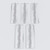 5x Clear Acrylic Piano Hinges 150mm, Continuous Plastic Hinges