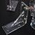4x V4 5mm Reinforced L Brackets, Clear Acrylic + 40x M5 Bolts