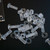 4x V4 5mm Reinforced L Brackets, Clear Acrylic + 40x M5 Bolts