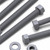 50x Grey PVC, Hex Head, M6 x 60mm, Plastic Bolts, Nuts & Washers,  UPVC