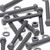 50x Grey PVC Hex Head Plastic Screws & Bolts M6 x 60mm, Nuts & Washers