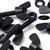 50x Black Nylon Plastic Butterfly Wing Screws M6 x 20mm, Nuts & Washers